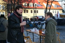 Oschersleben: Katrin Esche und Wulf Gallert im Gespräch